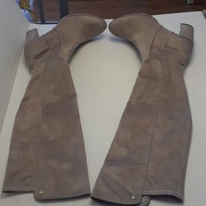Liz Claiborne suede over knee boots nwt